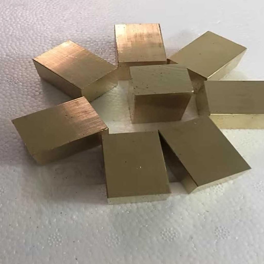 H59 Brass Block - High Strength Square Copper Block 1pcs(20mmx20mmx15mm)