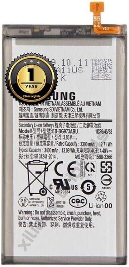 EB-BG973ABU Battery for Samsung S10 G973F G973U G973W G973U1 G9730 Battery with 1 Year Warranty***** (O75)