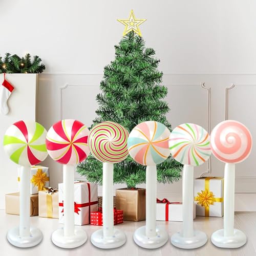 Décorations de Noël gonflables PVC pour école bureau fête - 4