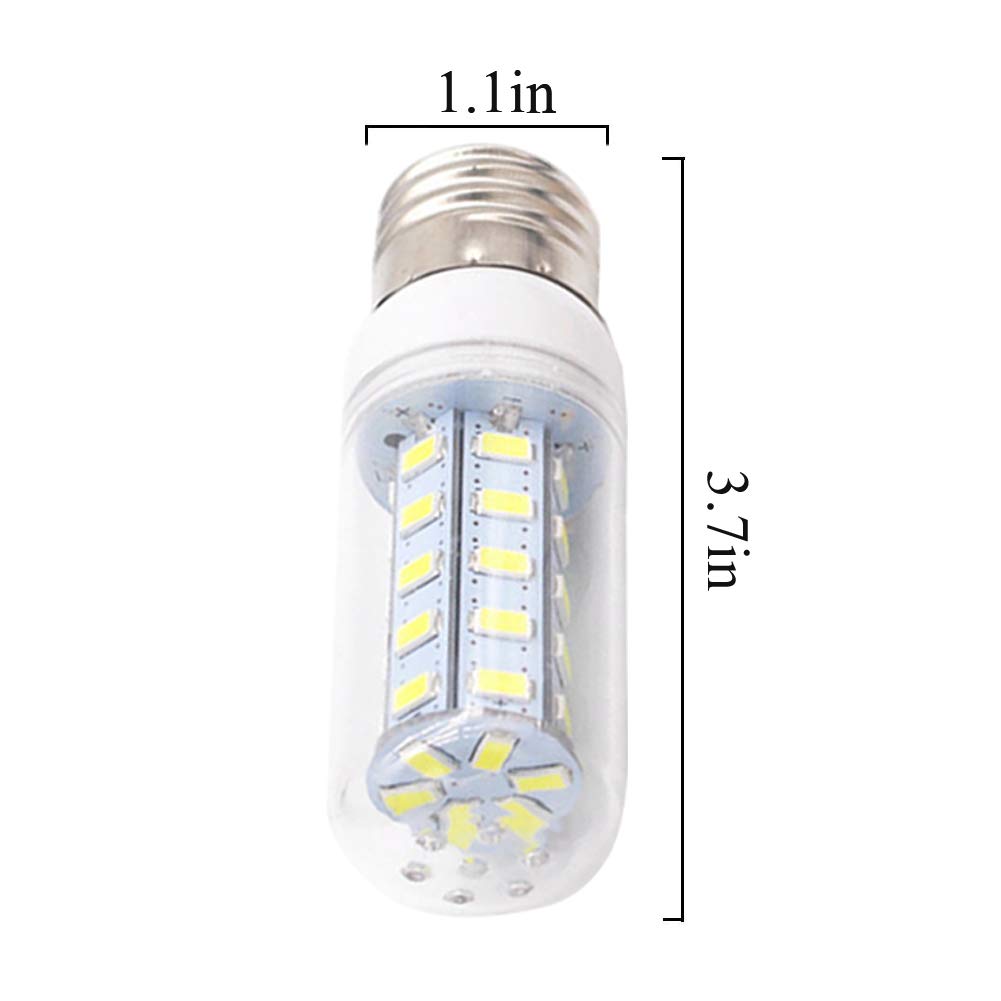 Lampadine LED a Mais 6 Watt 6000K Bianco Freddo, Lampadine a incandescenza 60 W equivalenti, Lampadina a Vite Edison 600 Lumen, Lampadine a Candela