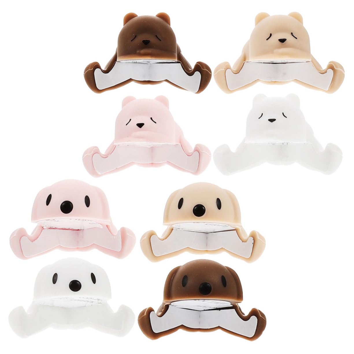 VICASKY Juego de 4 de Esquina de bebé de Silicona para Muebles, protección Infantil, diseño de Dibujos Animados, fácil de Cubrir para el hogar, 8 Unidades x 4