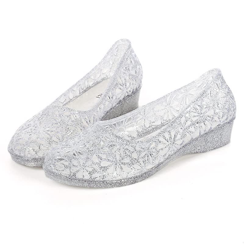 Image of Dear Time Women Flat Heel Summer Beach Jelly Shoes
