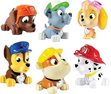 Mallexo Paw Patrol Bath Toys for Kids Set of 3PCs Soft Paw Patrol Toys for Boys and Girls Multi-Color Bath Toys for Baby Girl and Boys ( Chu Chu Toys for Baby )