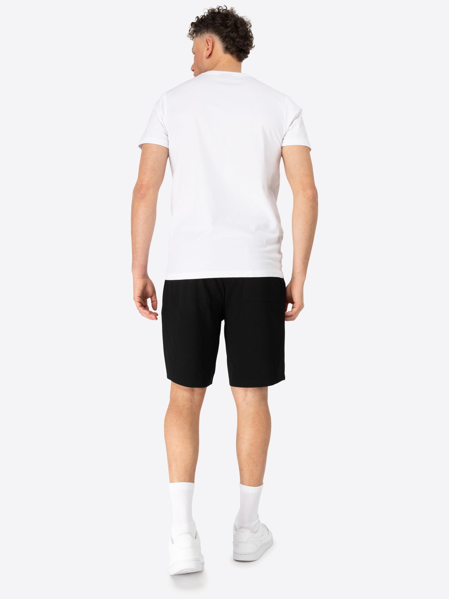 BENLEE Męski zestaw t-shirtów i szortów normalny krój REES 3XL, biały/czarny
