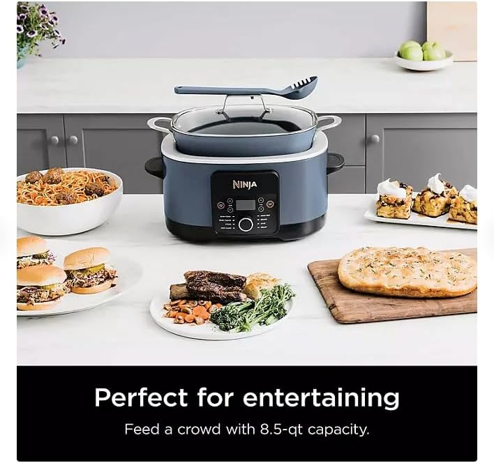Miniatura 2 de Ninja MC1001C Foodi PossibleCooker PRO - Cocina múltiple de 8.5 cuartos de galón, con olla de cocción lenta 8 en 1, horno holandés, vaporizador y