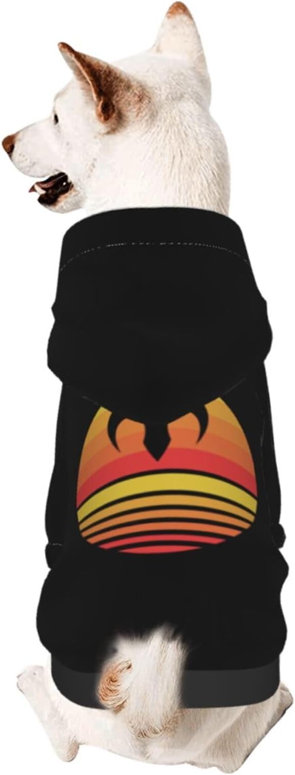 Zodiac Sign Aries Symbol Dog Sweater Winter Pet Dog Hoodie Sweatshirts Warm Soft Dog Clothes Large