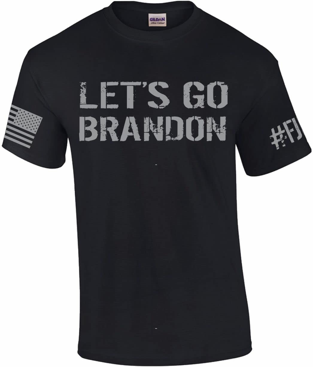 Patriot Apparel CompanyPatriot Apparel Let's Go Brandon American Flag FJB Patriot Apparel T-Shirt Tee