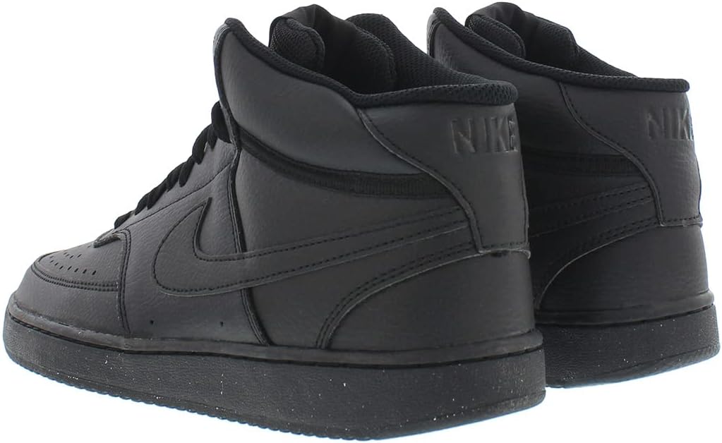 Nike Men's Court Vision Mid NN Black/Black-Black (DN3577 003) - 9