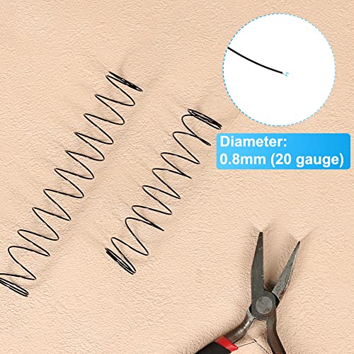 Image of Tenn Well 328ft 20 Gauge 0.8mm Aluminum Wire Black Soft for Jewelry