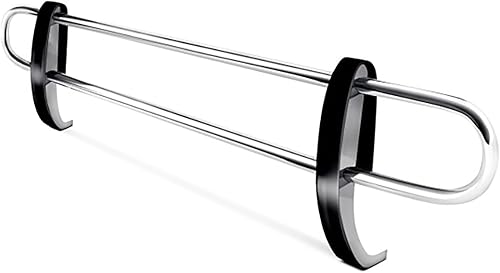 Kasei Protector de parachoques trasero de acero inoxidable de doble tubo compatible con Volkswagen Routan 2009-2014 2008-2016 Chrysler Town &