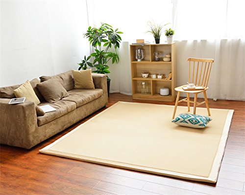 Dmkjdzsw Play Crawling mat for Nursery Baby, Extra Soft Activity Floor Mat for kids Playroom Bedroom-Light Brown-200 * 300cm