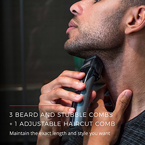 Remington Head To Toe Advanced Rechargeable Powered Body Groomer Kit, Beard Trimmer (10 Pieces), 6.3 Inch #TOP6