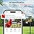 Rayki Metal Solar Powered Smart Bird Feeder with Camera, AI Identify with Solar Lights, 2K HD Cam & WiFi, Instant Arrival Alerts,Ideal Gift for Bird Lovers