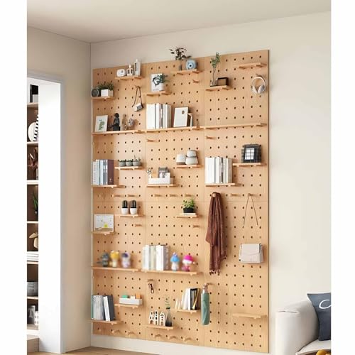 Genérico Panel Perforado para Herramientas, Estante de Pared para Garaje, Almacenamiento de Brocas, Soportes para Juegos de Llaves, Paneles Perforados, Paneles organizadores de Pared Perforados, Pane