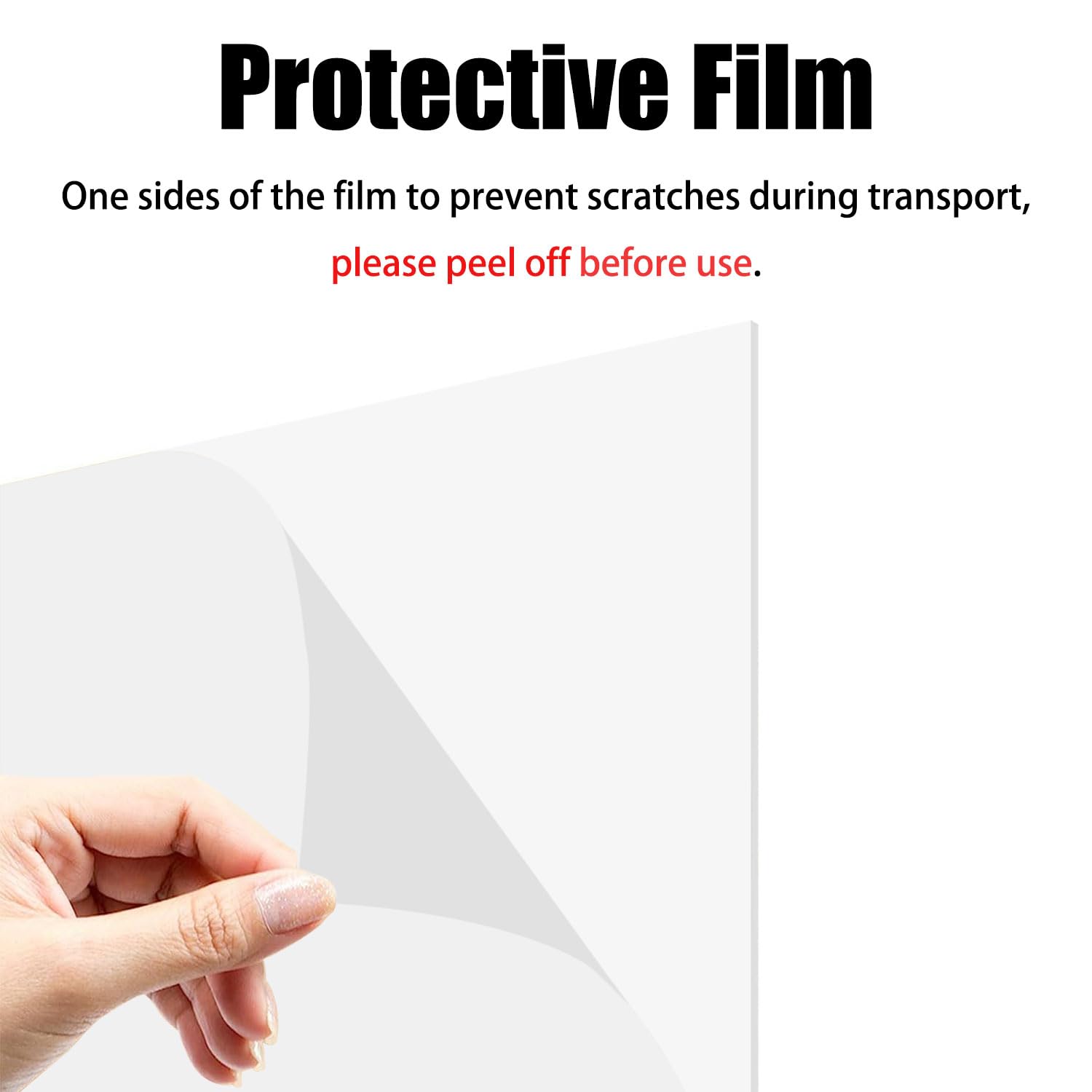 White ABS Plastic Sheets - 12x12 Inch, DIY Crafting -3