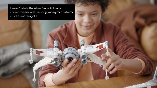 Tate様 LEGO Star Wars Hybryda TIE Fightera i X-Winga, Zabawka dla 9