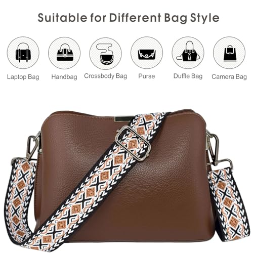 Image of Replacement Purse Strap Shoulder Strap Adjustable Crossbody Strap for Women Crossbody Wide Shoulder Bag
