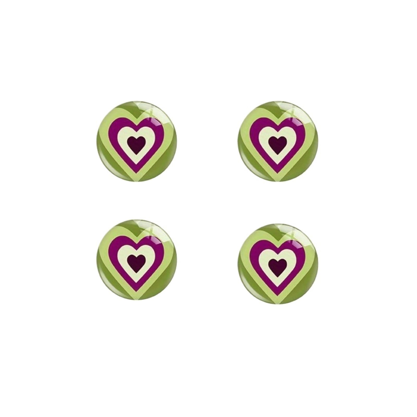 Glass Magnets 12pcs Glass Strong Magnetic Refrigerator Magnet, Fridge Magnets For Kitchen Decoration, Home(Color-04)