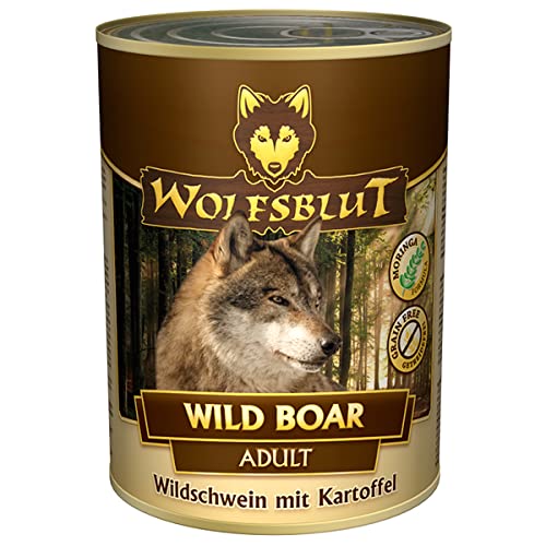 Wolfsblut - Wild Boar - 6 x 395 g - Wildschwein - Nassfutter - Hundefutter - Getreidefrei