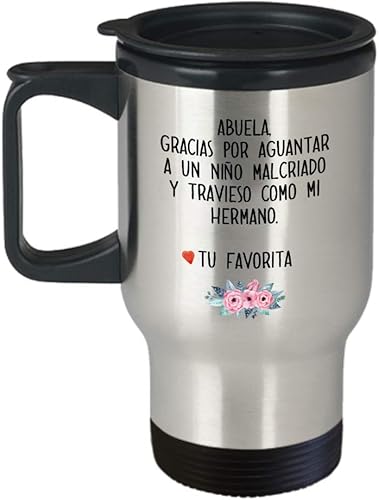 ABUELA MUG - ENVIO GRATIS! - MEJOR REGALOS GRACIOSOS - TAZA TERMICA PARA LA ABUELA