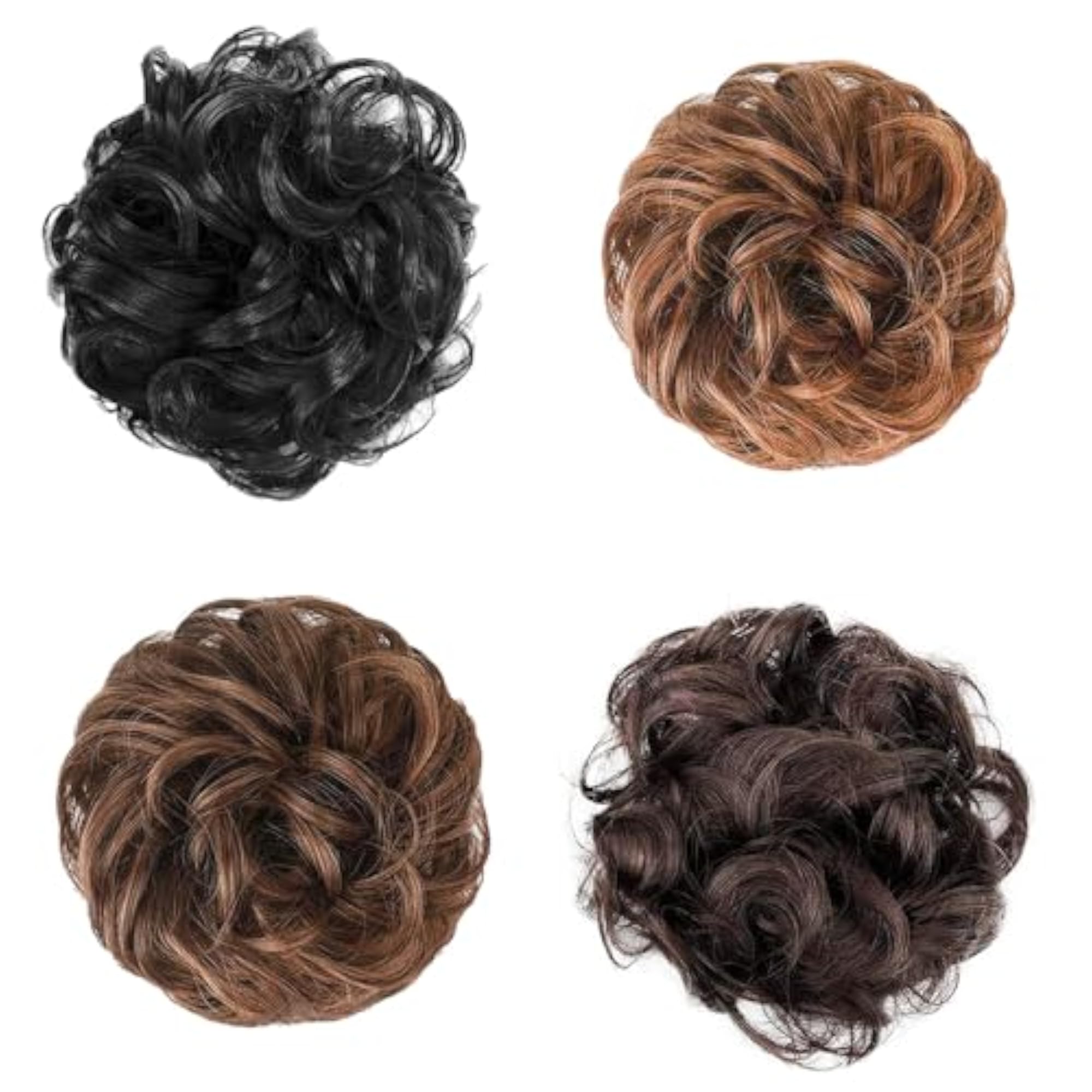 Multicolor Rafall Juda Bun Hair Extension for Girls