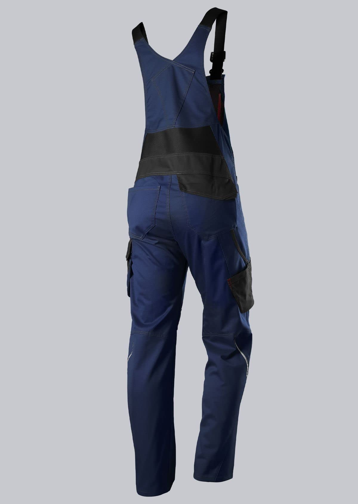 BP 1979-570-1432 Workwear - Pantalón de trabajo unisex (poliéster y algodón, talla 54n), color azul y negro
