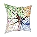 Poszewka na poduszkę z drzewem życia kolorowa poszewka na poduszkę dekoracja domu poszewki na poduszki do sypialni na sofę 45 x 45 cm