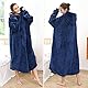 Gentlewarm übergroße Hoodie Decke, Super Weich Flanell Hoodie Sweatshirt mit Kapuze,tragbare Decke Hoodie,Damen Kapuzenpullover Für Teenager, Männer, Frauen