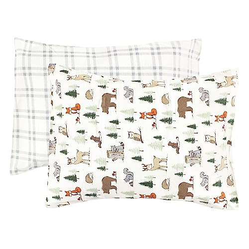 Image of Hudson Baby Unisex Baby and Toddler Cotton Toddler Pillow Case, Forest Animals, One Size