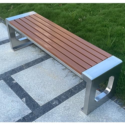 Banc de patio extérieur à lattes idéal pour partager à deux - 4