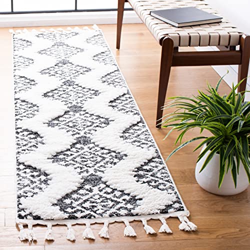 Safavieh Moroccan Tassel Shag Collection Runner Rug - 2'3" x