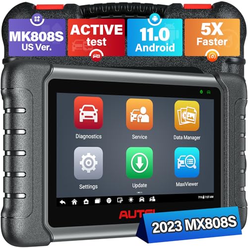 Autel Scanner MaxiCheck MX808S, 2023 Android 11 US Ver. of ...