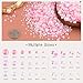 80g Flatback Pearls and Rhinestones for Crafting, Pink White 3-10mm Resin Rhinestones and Half Pearls for Bedazzling, Nail Art and Dec with 3pcs 10ml B7000 Jewelry Glue, Tweezer and Pickup Pencil