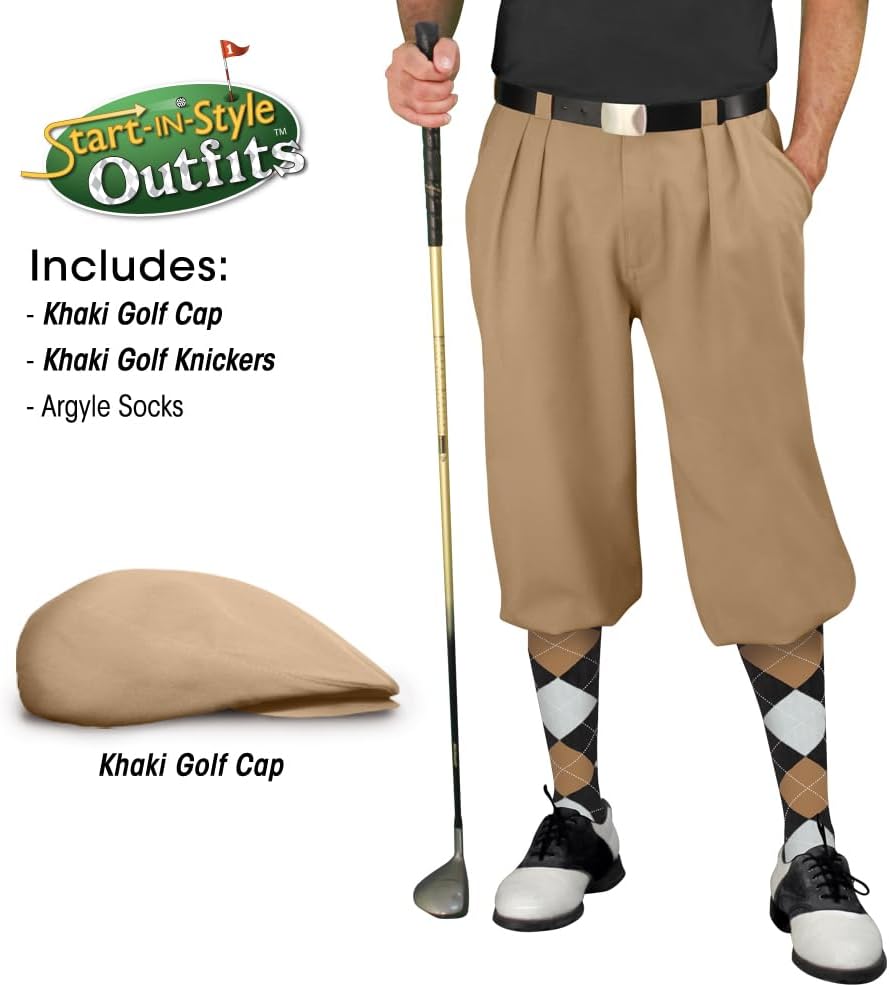 Golf Knickers Start-In-Style Traditional (Plus Fours) Outfit for Men