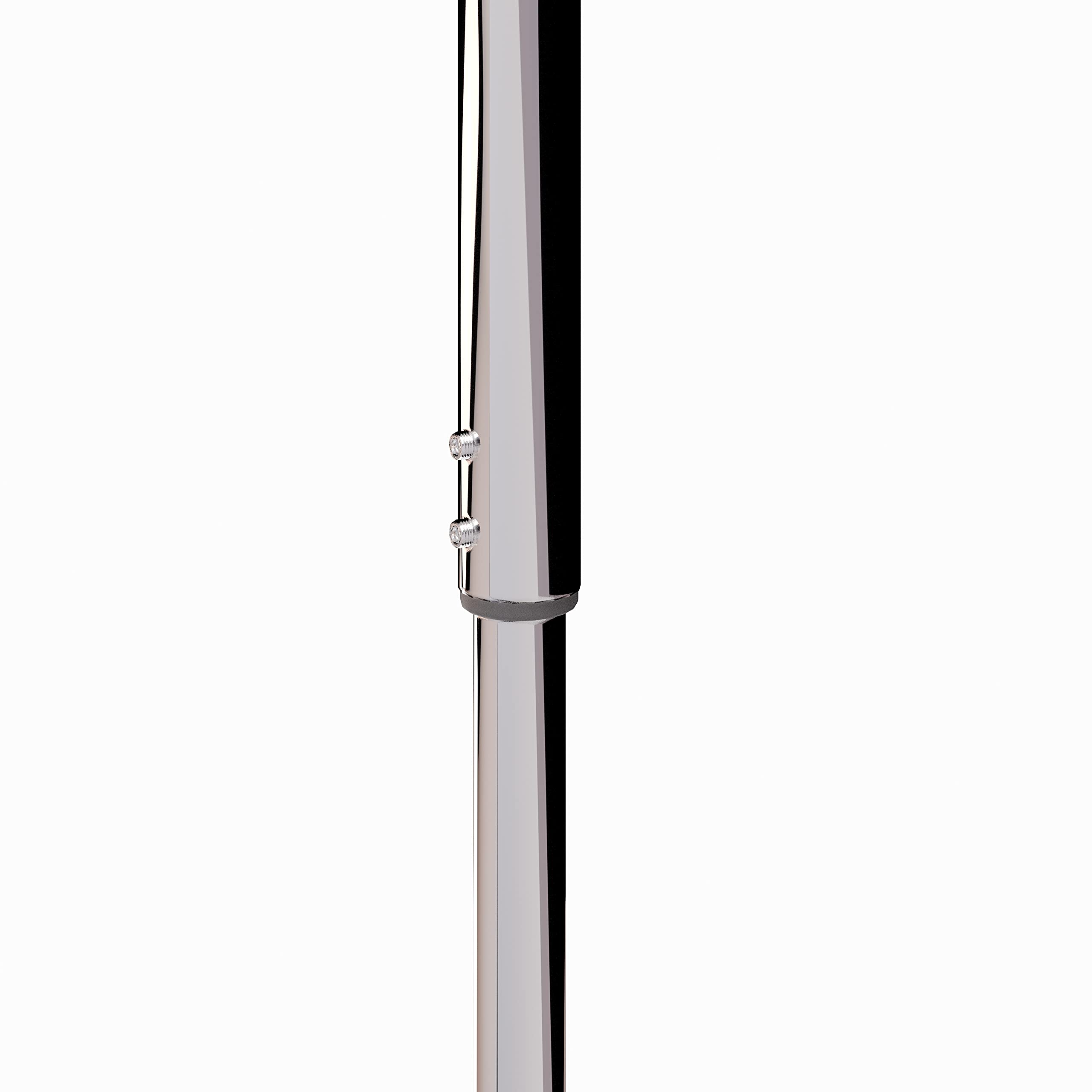 i-flair Decken-Haltestange für 6/8/10 mm Walk In Duschwände mit drehbarem 360° Gelenk - Stabilisator aus V2A Edelstahl mit Verstellbereich 34,5-75,5 cm für Glasduschen 21M