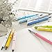 Kuretake ZIG Letter pen COCOIRO (Strawberry) with Hard Brush tip, Black ink, Refillable