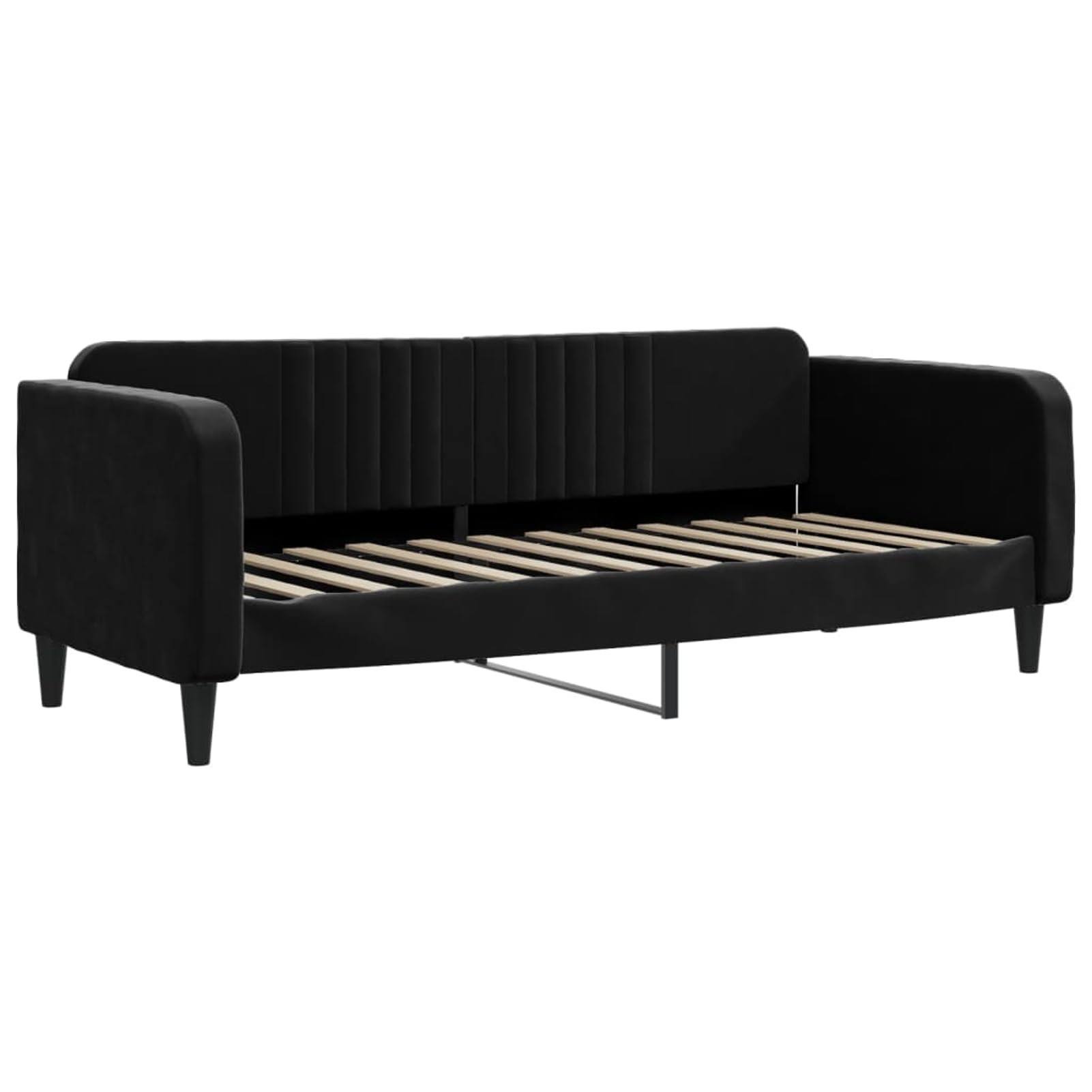 ATOMSTACK MAKER Divano letto pieghevole 2 in 1, in velluto, con 2 materassi in schiuma da 80 x 200 cm, struttura in legno e metallo, design moderno minimalista, per soggiorno o camera da letto degli