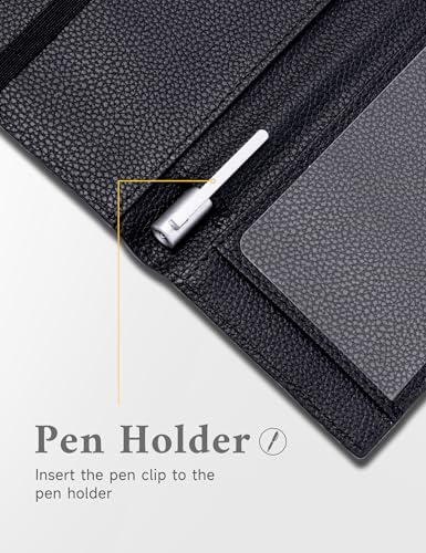 Image of Zreal Checkbook Cover for Women & Men, Premium Vegan Leather Checkbook Holder for Top & Side Tear Duplicate Checks with RFID Blocking (Black)
