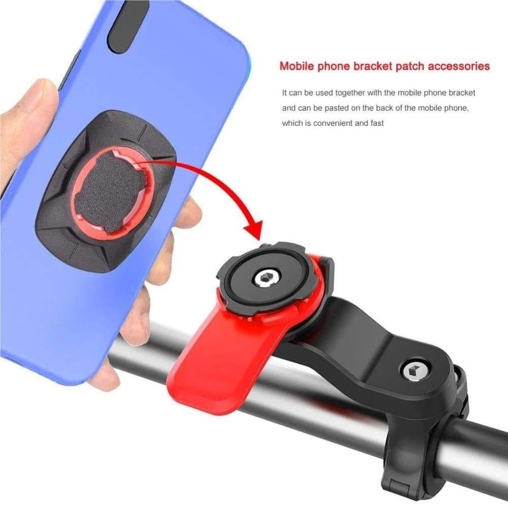 Support De Téléphone Universel Pour Moto Avec Amortisseur Vibrations Et Fixation Au Guidon Compatible Les Téléphones 4,7 À 2 Pouces(Shock-absorber)