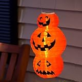 Solar Tiered Pumpkin Lantern