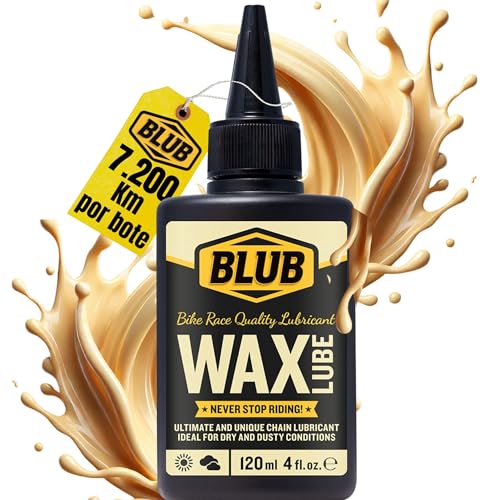 BLUB Cera Lubricante para Cadena de Bicicleta 120ml - Montaña y Carretera | Aceite y Grasa para MTB
