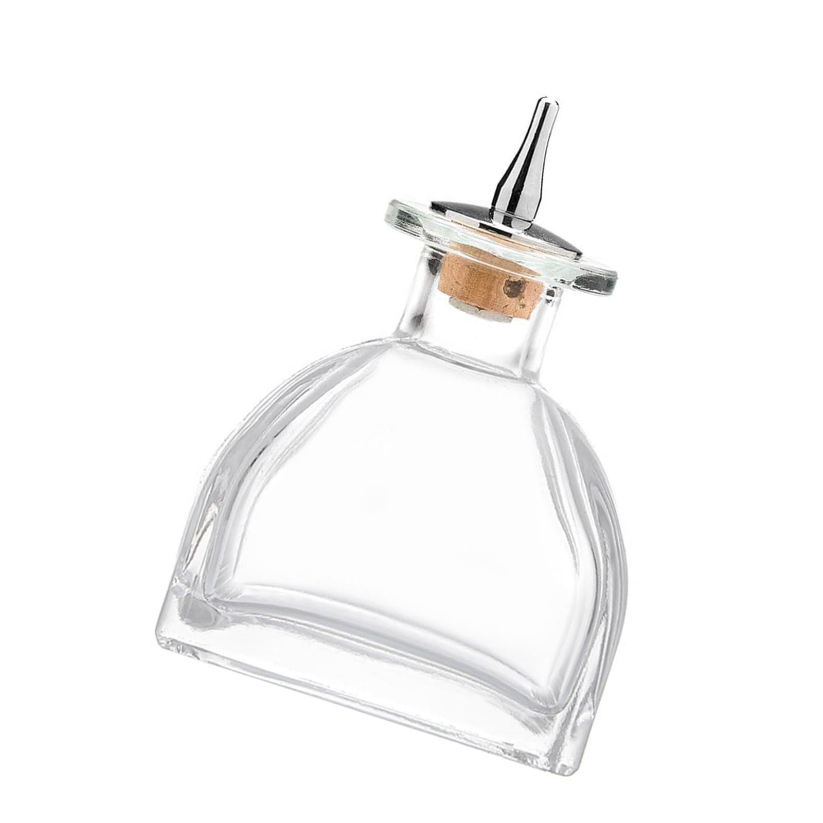 Piceioep Modern Clear Engraved Glass Vessel Equipped with Snug Stopper to Keep Drink Freshness Drink Serving Pourer Decorative Club Pourer for Beverages