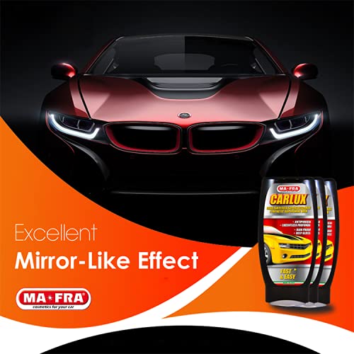 Mafra Carlux Synthetic Supershine Wax (250ml) | Deep Gloss Car & Bike Polish | Rainproof Protective Sealant | Suitable for All Paints and Colors | Limits Dirt & Impurities 3