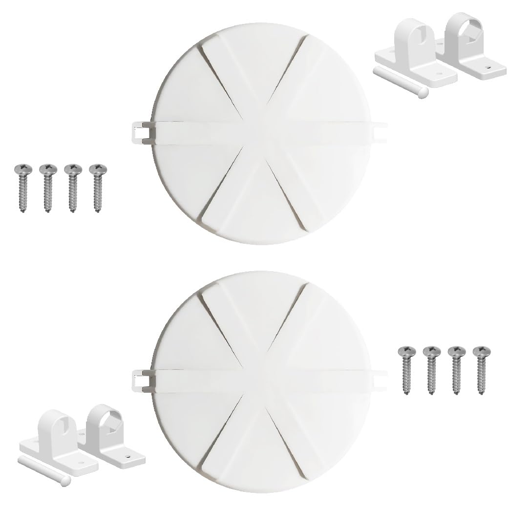 Water Tank Cover | Lid | 490 mm | Hinge Type | White + White (Combo Pack of 2) | 500L - 5,000L Water Tank