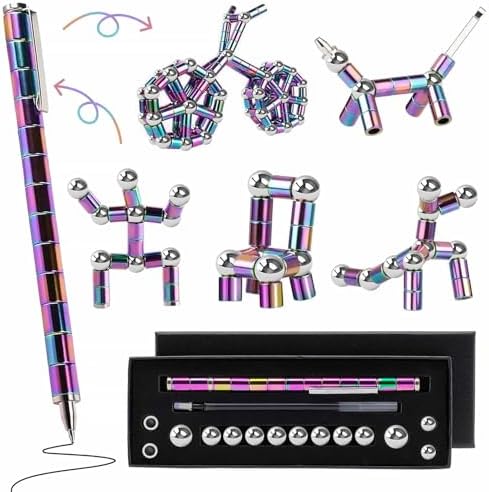 Fidget Pen Gifts For Teenage Girls - Magnetic Pen Cool Gadgets Teen Boys Gift Ideas - Magnet Pens Cool Things For Adults Kids Teen - Best Gift For 10 11 12 13 14 15 Year Old Boy - Novelty Toy For 8-12