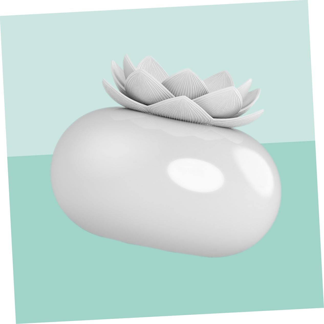 Umidificatore Profumato in Ceramica Bianco per Spa | Diffusore D’olio Essenziale, Purificazione Dell’aria, per Sala da Pranzo
