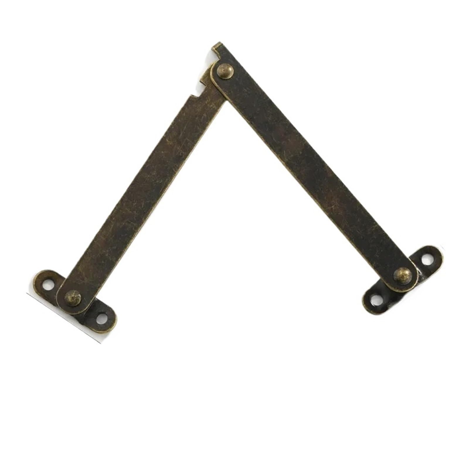 Evdmgzjapstj One Color Folding Door Hinge,2Sets Lid Support Hinges Antique Bronzes Iron Decor Box Furniture Hardware Cabinet Kitchen(349L)