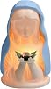 Blessed Mother Mary Night Light, LED Sacred Virgin Mary Statue Night Light, Religious LED Devotional Table Lamp, For House, Christmas