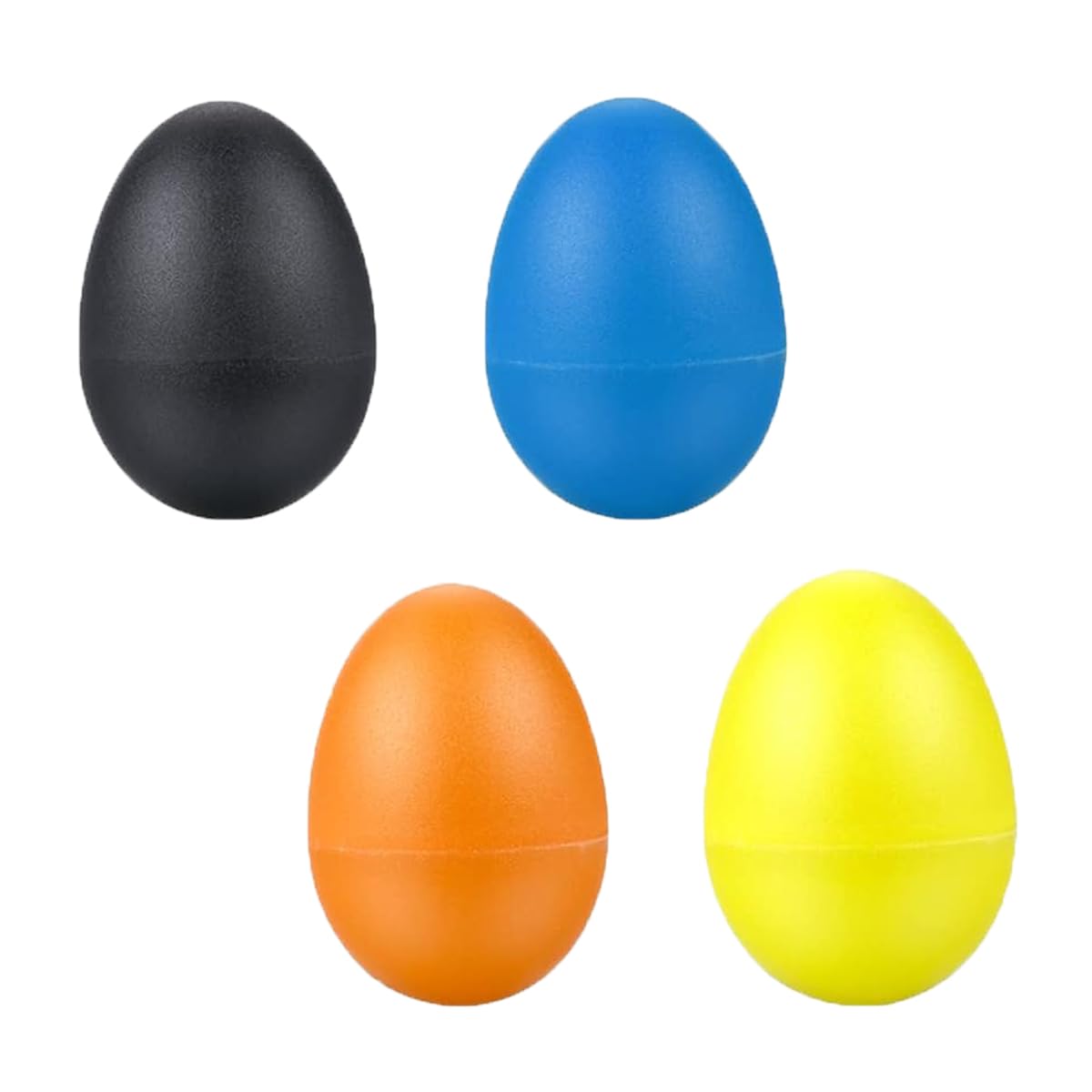 DEVICE OF URBAN INFOTECH Musical Egg Shakers Hand Percussion Musical Instruments Plastic Egg Shaker for Kids Toys Music Learning DIY Painting Multicolor Egg Shakers (Pack of 4)