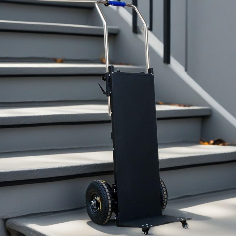 Carretilla elevadora eléctrica para Subir escaleras, Carretilla elevadora eléctrica motorizada para Subir escaleras, Carrito para Mover escaleras de Alta Resistencia con Capacidad